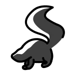 Skunk SVG Icon